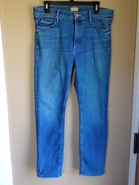 Mother Midrise Dazzler Ankle Stretchy Skinny Straight Modern Jeans Size 32